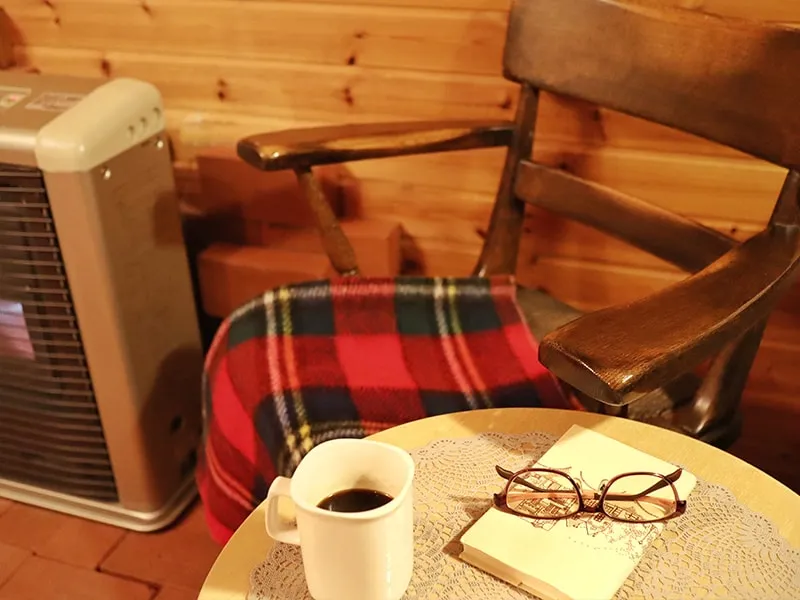 コーヒーとストーブ