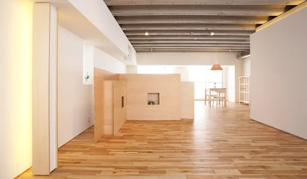 段差ないデザインの部屋