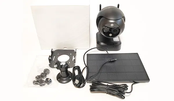 簡易的な防犯カメラセット