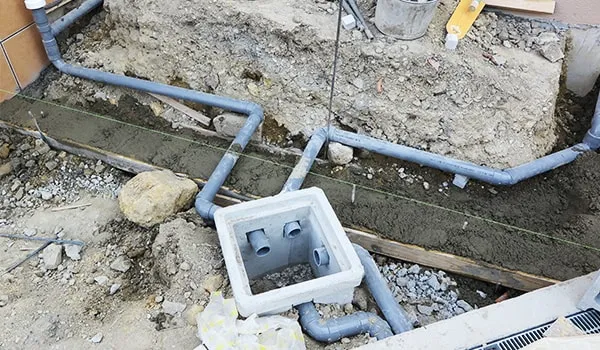 排水管の交換工事作業