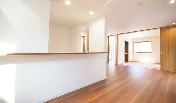 リノベーションされたリビング